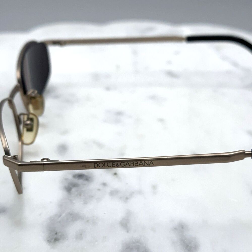 Dolce & Gabbana DG336 058 Matte Champagne Gold Eyeglasses Frames Only 50-19-140 - Picture 4 of 10